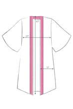 Load image into Gallery viewer, Powder Golden Cranes Kimono Gown
