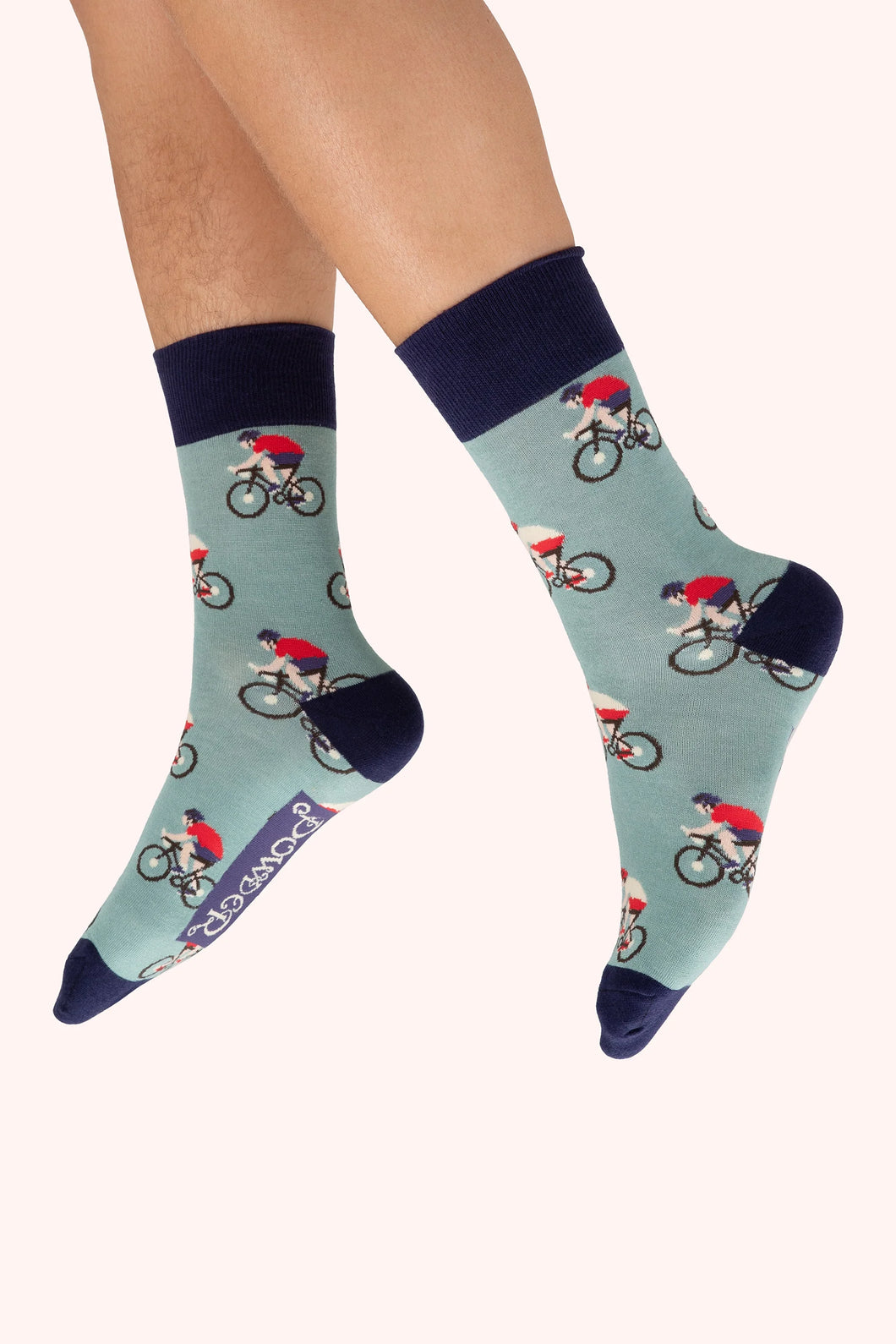 Powder Men's Bamboo Socks Racing Bikes