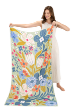 Load image into Gallery viewer, Powder Scarf Wild Flowers Lime
