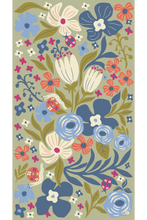 Load image into Gallery viewer, Powder Scarf Wild Flowers Lime
