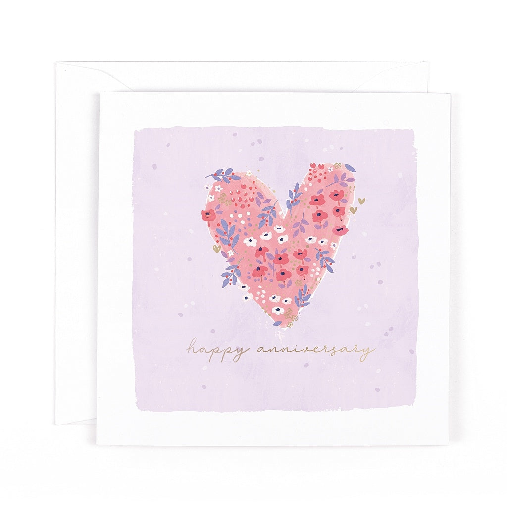 Primrose Hill Anniversary Heart Card