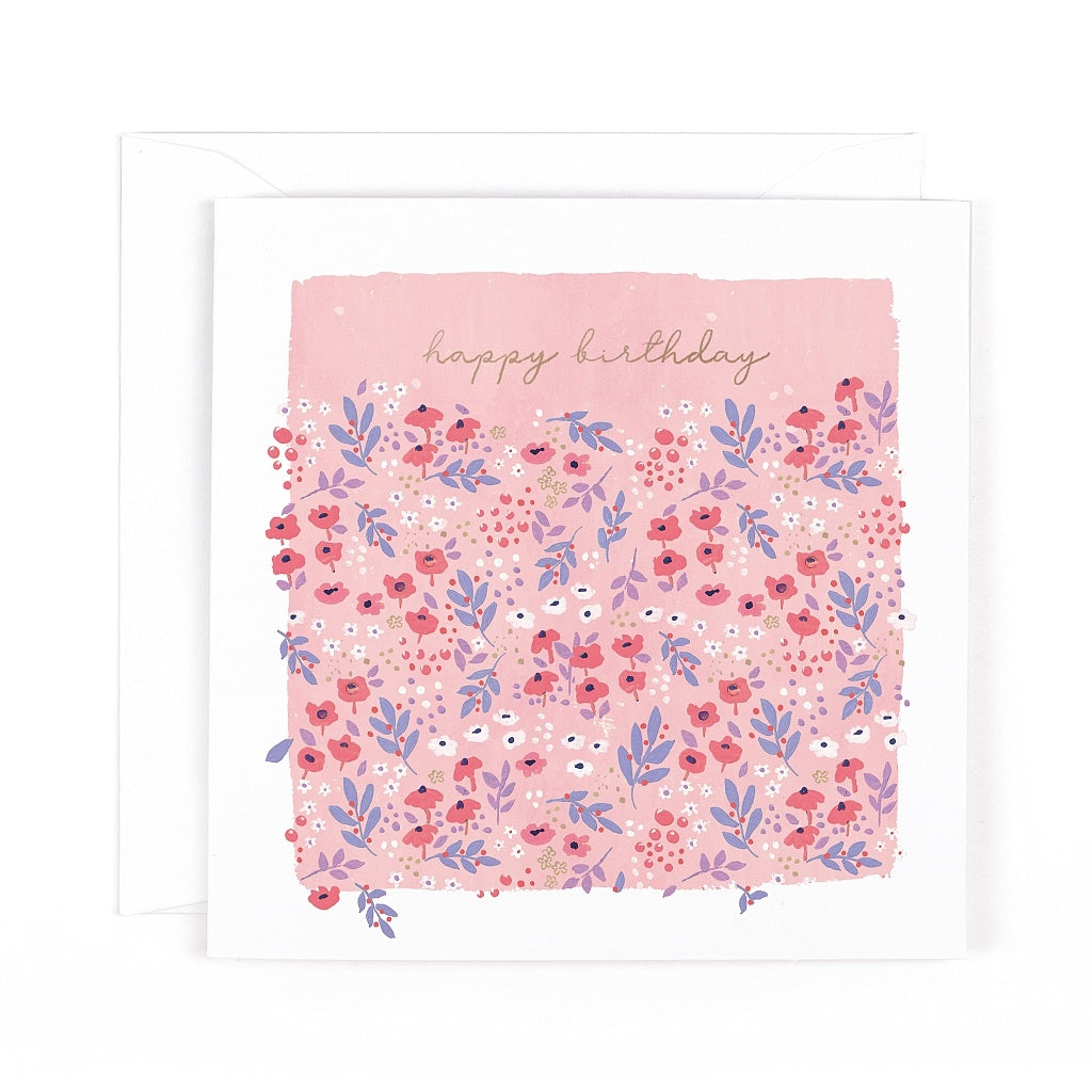 Primrose Hill Happy Birthday Floral Card