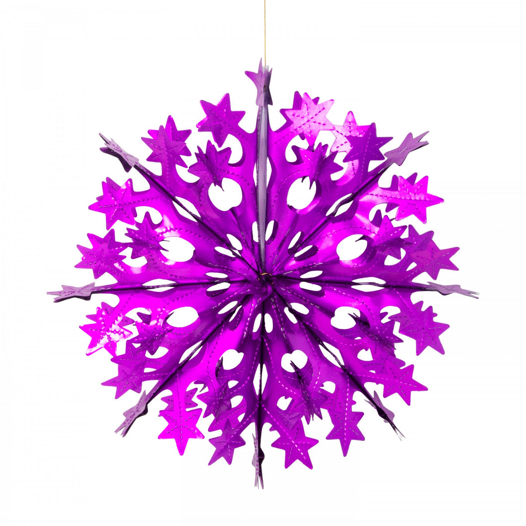 Retro Foil Snowflake Decoration