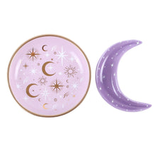 Load image into Gallery viewer, Purple Moon Stacking Trinket Dish
