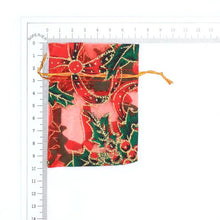 Load image into Gallery viewer, Christmas Red Holly Organza Bag 10 x 7 cm
