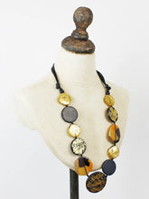 Load image into Gallery viewer, Suzie B Resin &amp; Wood Autumn Necklace
