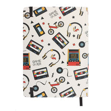 Load image into Gallery viewer, Retro 80s Print A5 Hardback Notebook
