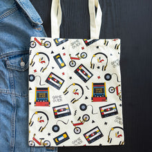 Load image into Gallery viewer, Retro 80s Tote Bag
