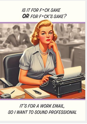 Retro Town Work Email Card