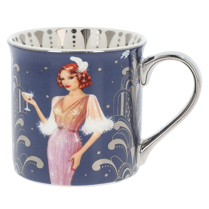 Roaring 20s Vintage Lady Mug