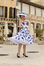Load image into Gallery viewer, Rosa White Floral Swing Dress
