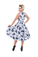Load image into Gallery viewer, Rosa White Floral Swing Dress
