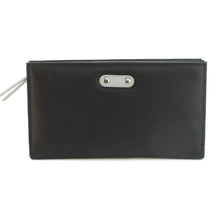 Load image into Gallery viewer, Rosemary Leather Purse Black &amp; Grey
