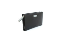 Load image into Gallery viewer, Rosemary Leather Purse Black &amp; Grey
