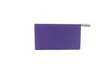 Load image into Gallery viewer, Rosemary Leather Purse Purple &amp; Grey
