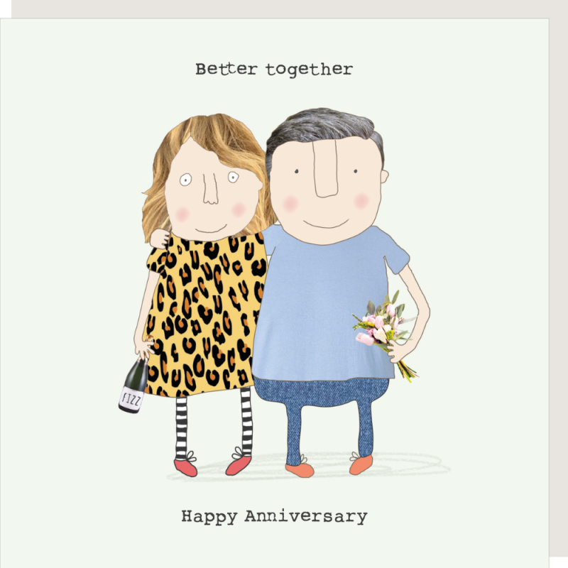 Rosie Made A Thing Better Together Anniversary Card