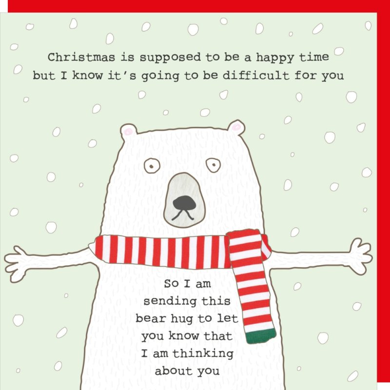 Rosie Made A Thing Christmas Bear Hug Card