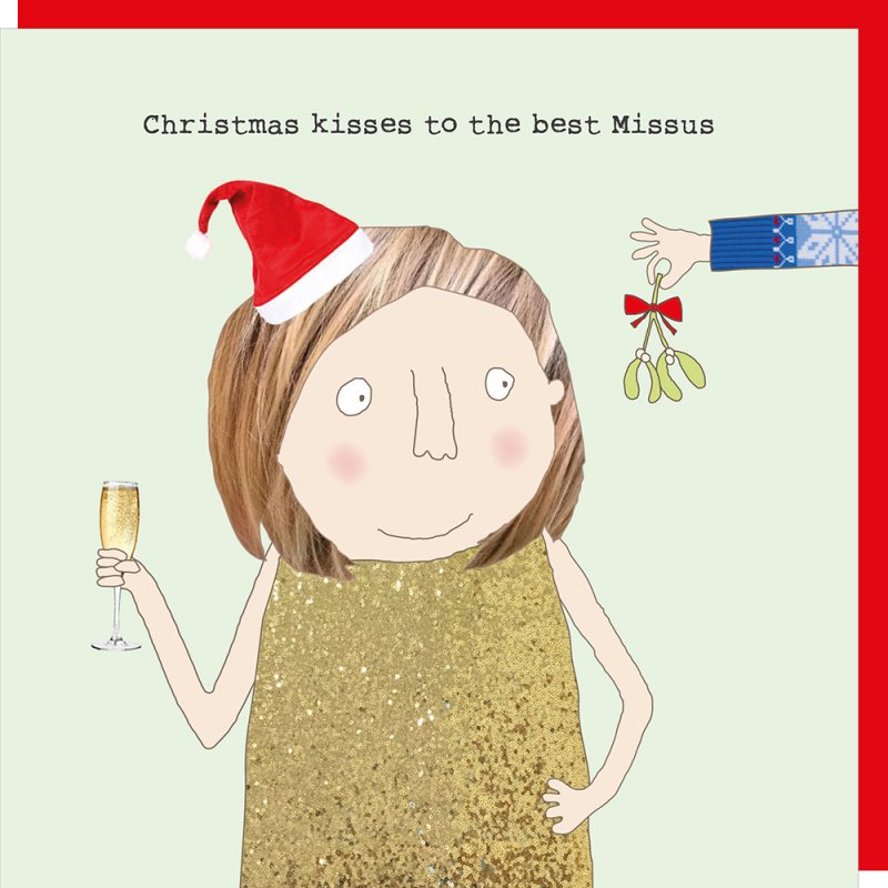 Rosie Made A Thing Christmas Best Missus Card