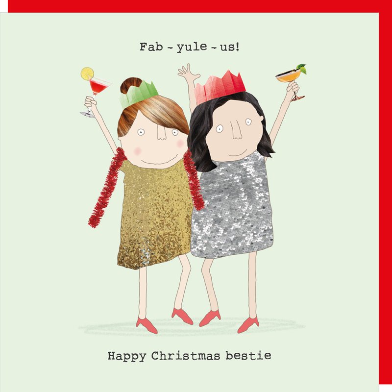 Rosie Made A Thing Christmas Bestie Card