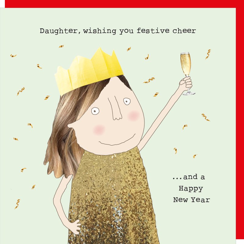 Rosie Made A Thing Christmas Daughter Festive Cheer Card