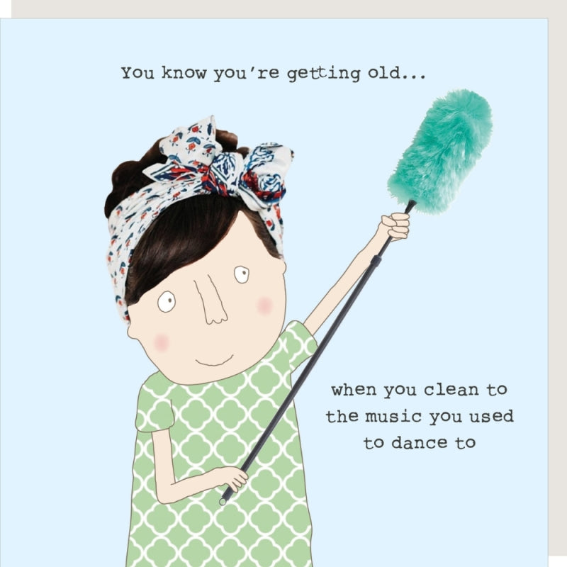 Rosie Made A Thing Clean To The Music Card
