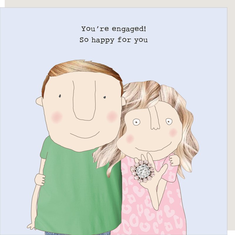 Rosie Made A Thing Engaged Card