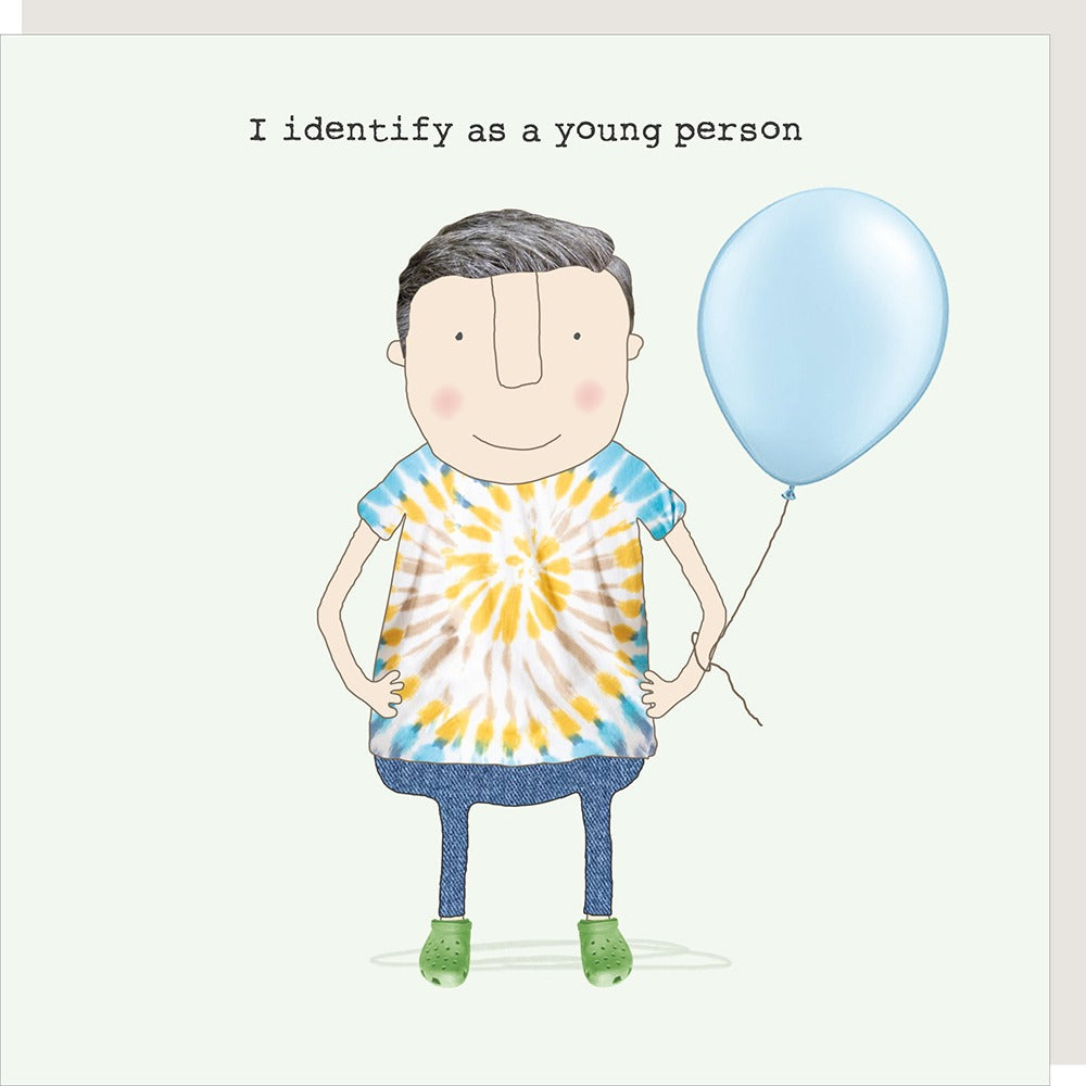 Rosie Made A Thing Identify As Young Person Card