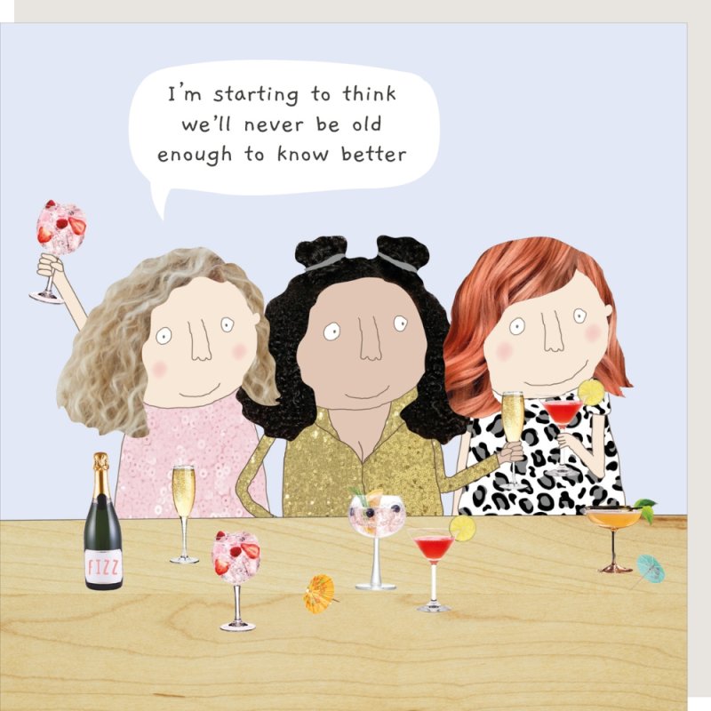 Rosie Made A Thing Know Better Card