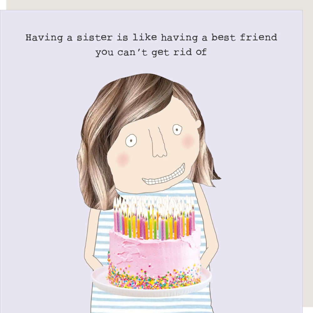 Rosie Made A Thing Sister Best Friend Card