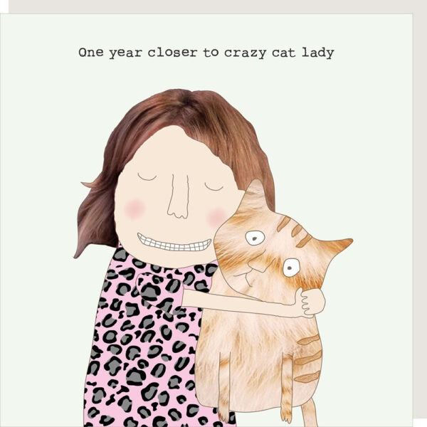 Rosie Made A Thing Crazy Cat Lady Card