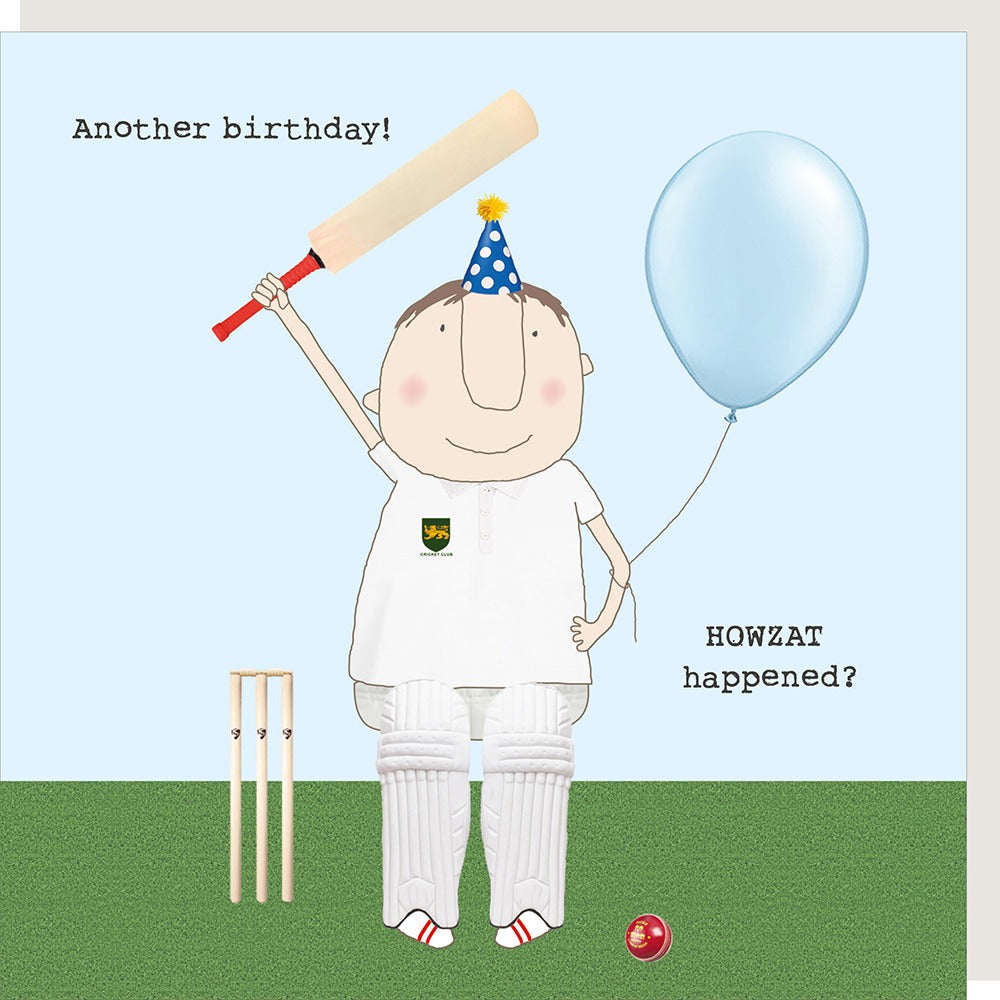 Rosie Made A Thing Howzat Happened Birthday Card
