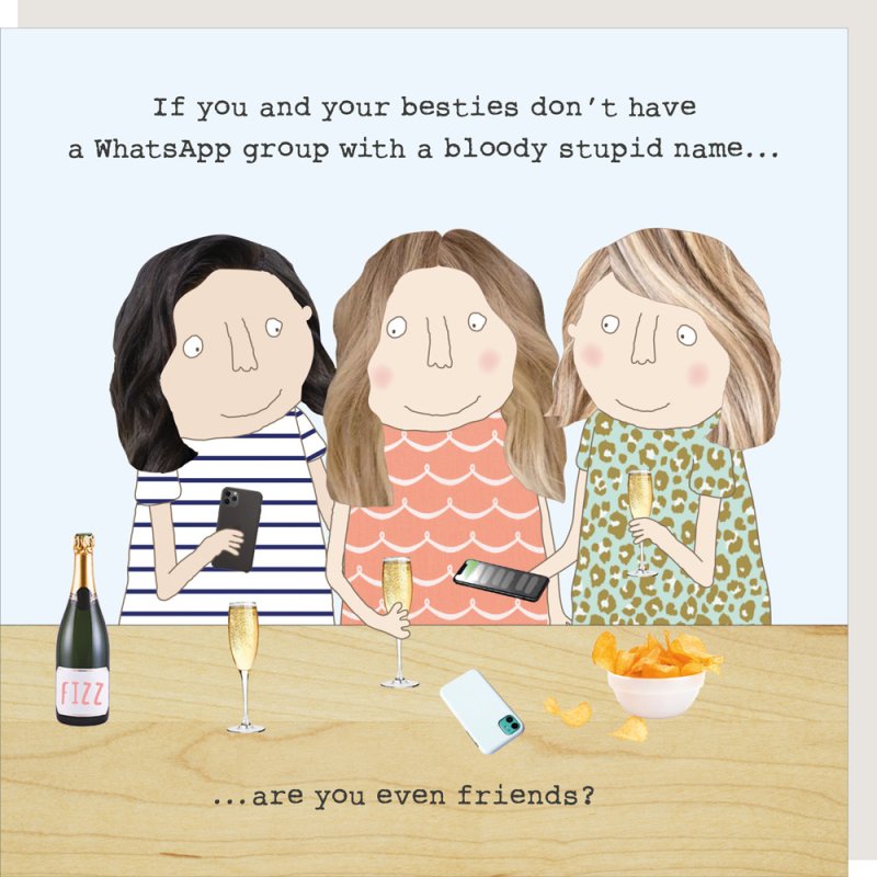 Rosie Made a Thing WhatsApp Group Card
