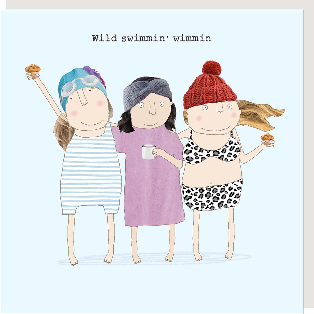 Rosie Made a Thing Wild Swimmin Wimmin Card
