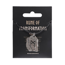 Load image into Gallery viewer, Rune Of Transformation Viking Necklace
