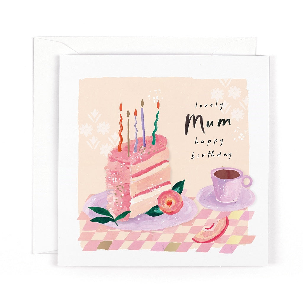 Sardinia Cake Lovely Mum Birthday Card