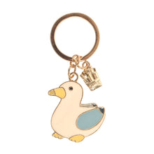 Load image into Gallery viewer, Seagull &amp; Chips Enamel Keyring
