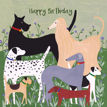 Sian Dogs Birthday Card