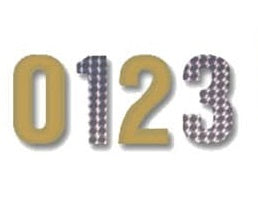 Sticky Numbers Silver Holographic
