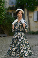 Load image into Gallery viewer, Skye Green Floral Swing Dress
