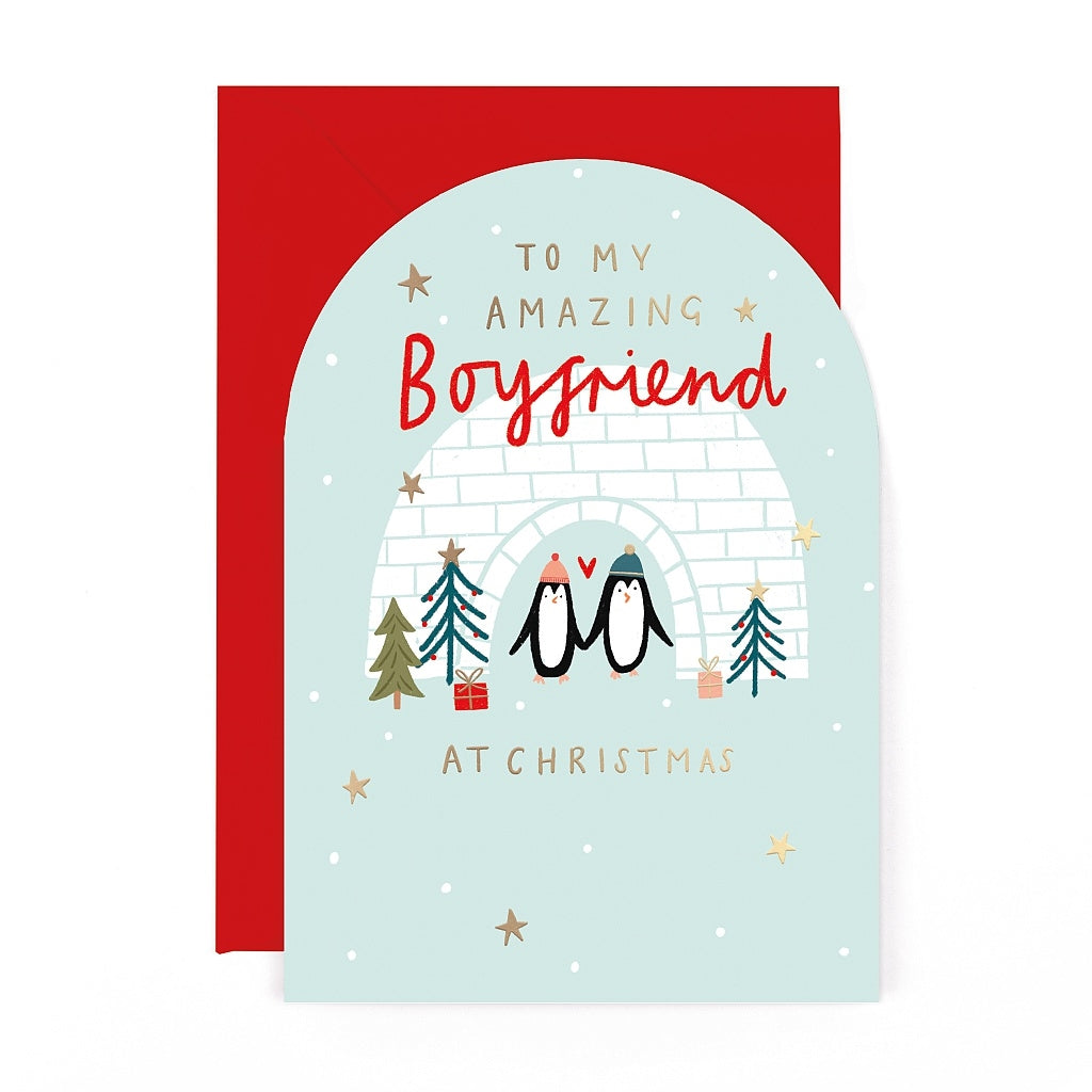 Sleigh Bells Christmas Boyfriend Card