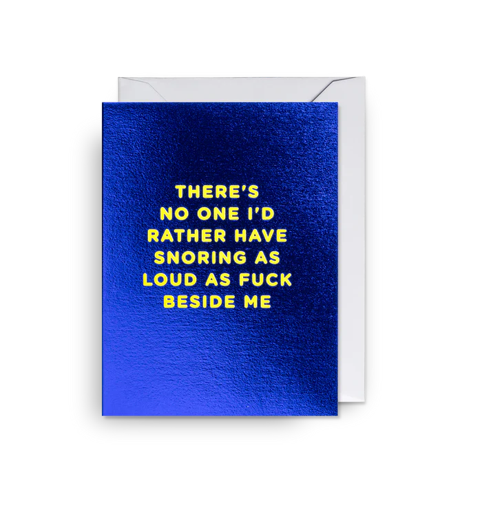 Mini Card Snoring