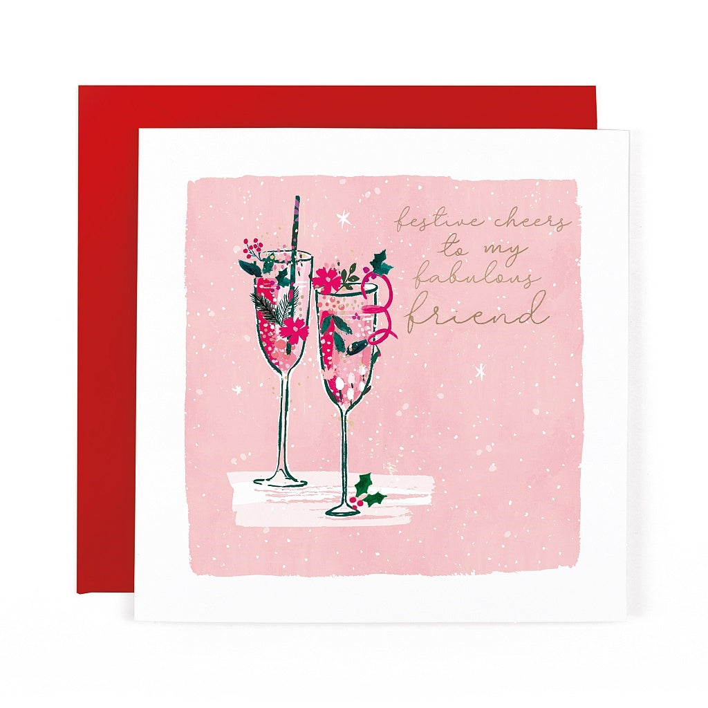 Snowdrop Christmas Fabulous Friend Card