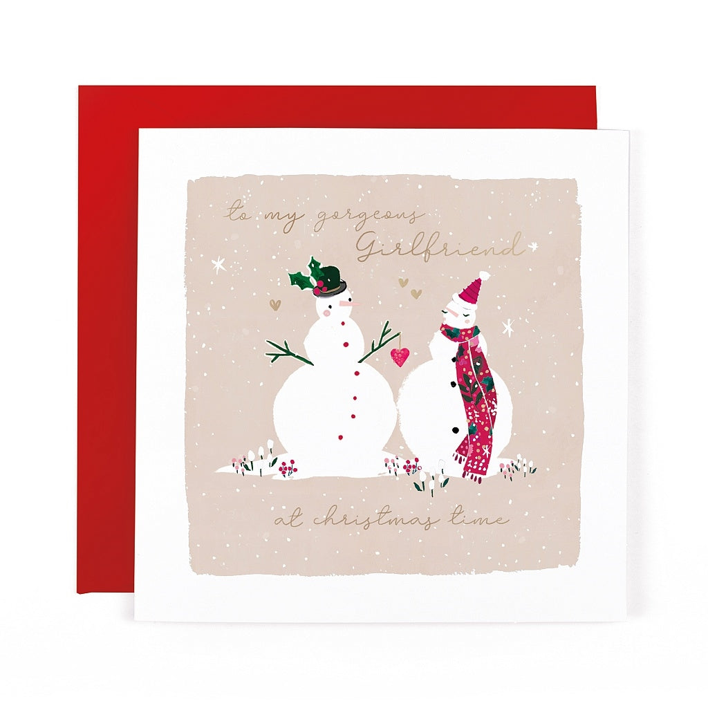 Snowdrop Christmas Gorgeous Girlfriend Card