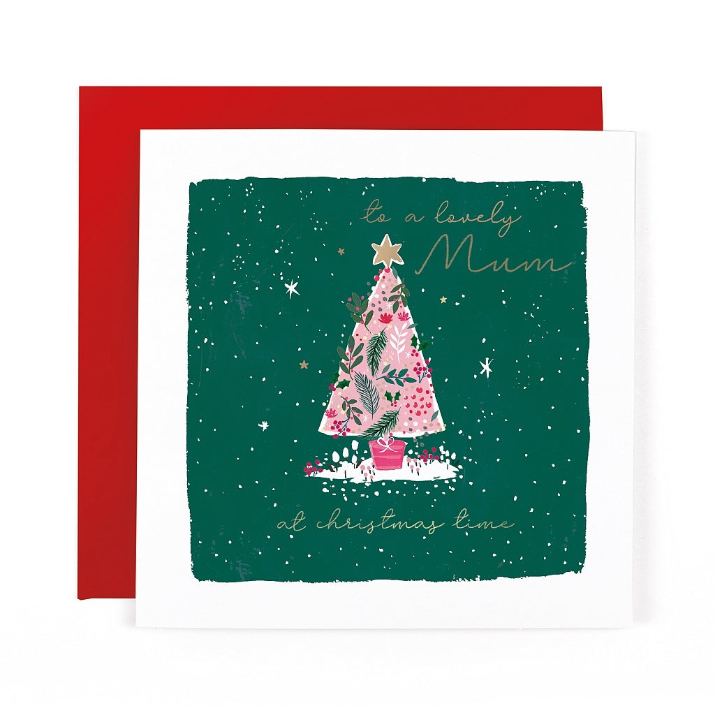 Snowdrop Christmas Lovely Mum Card