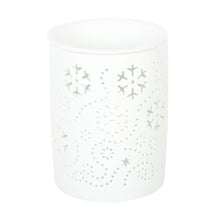Load image into Gallery viewer, Snowflake Cut Out Oil &amp; Wax Melt Burner
