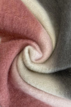 Load image into Gallery viewer, Soft Tassel Scarf Stripe Grey/Cream/Pink
