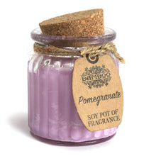 Load image into Gallery viewer, Soy Mini Pot Candle Pomegranate
