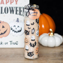 Load image into Gallery viewer, Spooky Pumpkin Tube Candle
