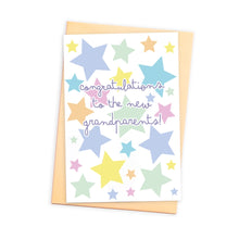 Load image into Gallery viewer, Stars New Grandparents Card
