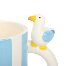 Load image into Gallery viewer, Striped Seagull Mug
